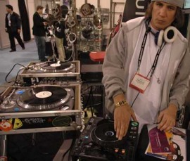 DJ turntable