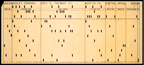 punch card machine