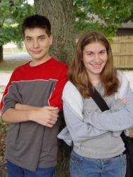 A couple of teens. A couple of teens.