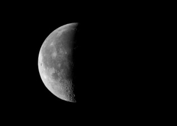 The waning moon. The waning moon.