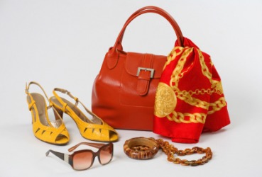 A group of women's accessories. A group of women's accessories.