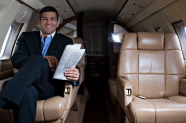 A jet setter. A jet setter.