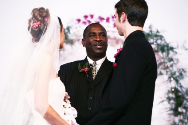 This minister is the marrier of this couple. This minister is the marrier of this couple.