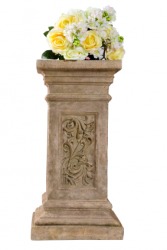 Flowers on a pedestal. Flowers on a pedestal.