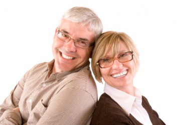 A man and woman beside each other. A man and woman beside each other.