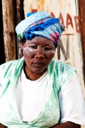 Portrait of a Xosa woman. Portrait of a Xosa woman.