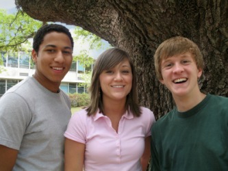A group of adolescence. A group of adolescence.