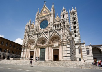 The duomi in Siena. The duomi in Siena.