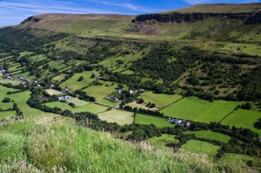 A glen in County Antrim, Ireland. A glen in County Antrim, Ireland.