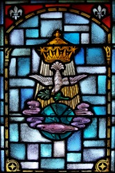 The Holy Spirit is often portrayed as a dove. The Holy Spirit is often portrayed as a dove.
