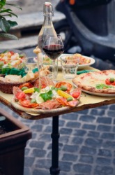 Delicious Italian food. Delicious Italian food.