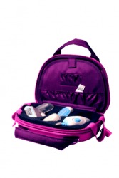 A valise for carrying cosmetics. A valise for carrying cosmetics.