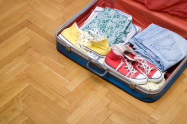 Kitted out for a trip. Kitted out for a trip.
