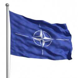 The flag of NATO. The flag of NATO.