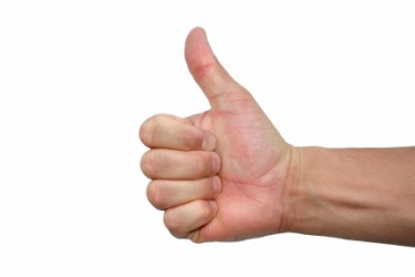 The thumb. The thumb.