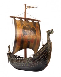This is a Vikings ship. This is a Vikings ship.