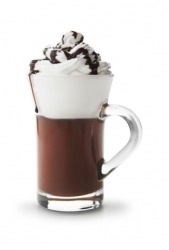 A delicious chocolaty drink. A delicious chocolaty drink.