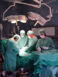 Undergoing surgery would be an ordeal. Undergoing surgery would be an ordeal.