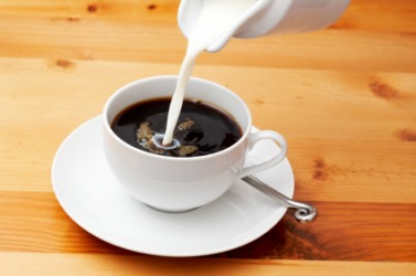 Au lait means with milk. Au lait means with milk.
