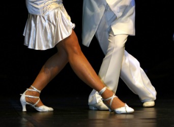 Dancing to the rhythm of the music. Dancing to the rhythm of the music.