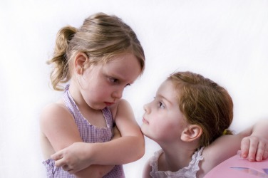 A pair of young adversaries. A pair of young adversaries.
