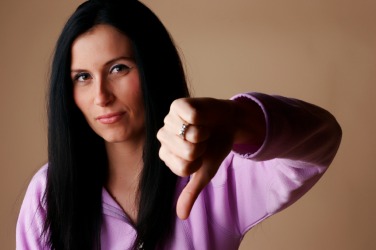 She seems to be a pessimistic person. She seems to be a pessimistic person.