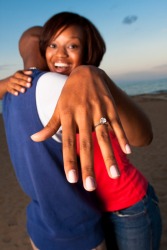 This woman is betrothed. This woman is betrothed.