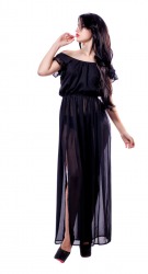 A diaphanous dress. A diaphanous dress.