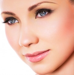 A peaches and cream complexion. A peaches and cream complexion.