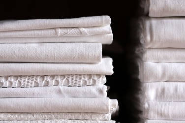 These bed sheets are white goods. These bed sheets are white goods.
