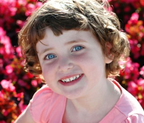 A big pretty smile on a pretty little girl. A big pretty smile on a pretty little girl.