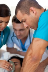 The nurse's phlegmatic demeanor allows him to perform his high stress job very well. The nurse's phlegmatic demeanor allows him to perform his high stress job very well.