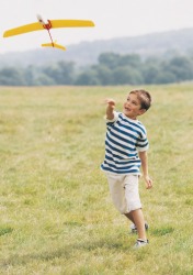 The model airplane will plummet to the ground very quickly. The model airplane will plummet to the ground very quickly.