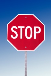 The shape of a stop sign is an example of a polygon. The shape of a stop sign is an example of a polygon.