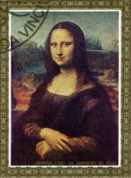 A portrait of the Mona Lisa by Leonardo da Vinci A portrait of the Mona Lisa by Leonardo da Vinci