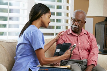 Alfred's arthritis medicine has a pressor effect, so he has his blood pressure monitored by a home health nurse. Alfred's arthritis medicine has a pressor effect, so he has his blood pressure monitored by a home health nurse.