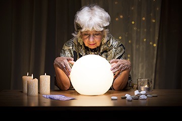 The fortune teller's prophesy was accurate because everything she predicted came true. The fortune teller's prophesy was accurate because everything she predicted came true.