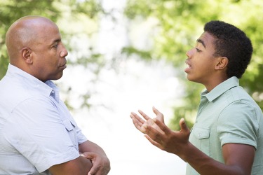 Grant found his pugnacious teenage son difficult to reason with in regards to the rules. Grant found his pugnacious teenage son difficult to reason with in regards to the rules.