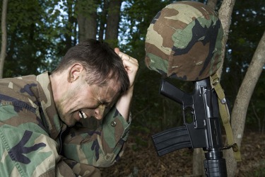The pusillanimous reaction of the soldier after the attack became concerning when he was not capable of defending himself. The pusillanimous reaction of the soldier after the attack became concerning when he was not capable of defending himself.