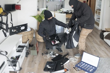 The thieves ransack a home looking for valuables. The thieves ransack a home looking for valuables.