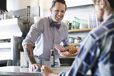 Caleb is a regular customer at the local diner around the corner from where he lives and he always orders the lunch special on Wednesdays. Caleb is a regular customer at the local diner around the corner from where he lives and he always orders the lunch special on Wednesdays.