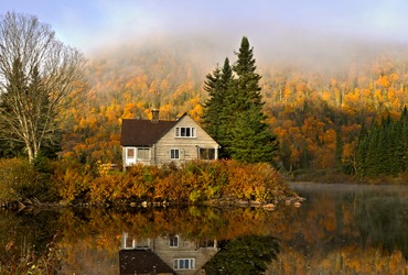 The remoteness of the cabin made cell phone reception impossible. The remoteness of the cabin made cell phone reception impossible.