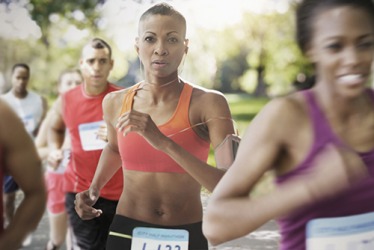 Jackie resolved to beat her previous time in the annual half marathon. Jackie resolved to beat her previous time in the annual half marathon.