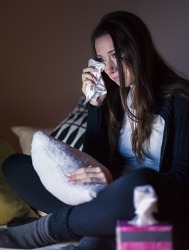 The sad movie had a melancholy resonance for Peggy because she went through a similar experience. The sad movie had a melancholy resonance for Peggy because she went through a similar experience.