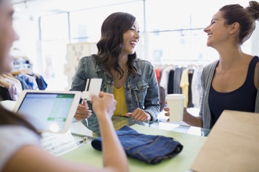 The store clerk gave a special loyalty discount to the customer for the retail sale of the pants. The store clerk gave a special loyalty discount to the customer for the retail sale of the pants.
