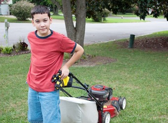 Since his allowance didn't pay for everything that Lucas wanted, he started a lawn mowing business in his neighborhood to increase his revenue. Since his allowance didn't pay for everything that Lucas wanted, he started a lawn mowing business in his neighborhood to increase his revenue.