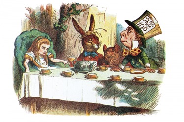The Mad Hatter often spoke in riddles in the story The Mad Hatter often spoke in riddles in the story