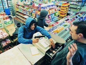 The criminals will most likely be caught because the robbery was recorded on the convenience store cameras. The criminals will most likely be caught because the robbery was recorded on the convenience store cameras.