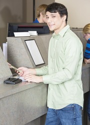 Brad makes deposits routinely into his saving account because he wants to purchase a more reliable car. Brad makes deposits routinely into his saving account because he wants to purchase a more reliable car.