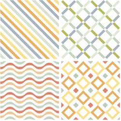 These seamless patterns can be duplicated to create a large patterned background. These seamless patterns can be duplicated to create a large patterned background.